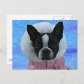 Schneeprinzess Postkarte (Vorne/Hinten)