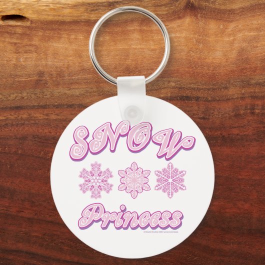 Schneeprinzess Schlüsselanhänger (Vorderseite)