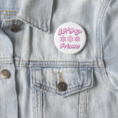 Schneeprinzessin auf Dunkelheit Button (Beispiel)