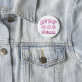Schneeprinzessin auf Dunkelheit Button (Beispiel)