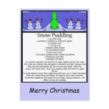 Schneepudding, Frohe Weihnachten