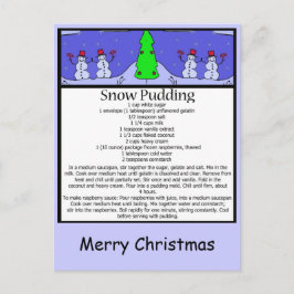 Schneepudding, Frohe Weihnachten