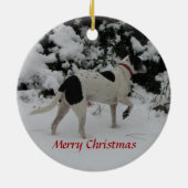 Schneepunkt Rio Keramik Ornament (Hinten)