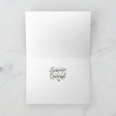 Schneeräumchen der maltesischen Weihnachtskarte Feiertagskarte (Innenseite)