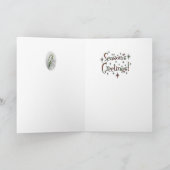 Schneeräumchen der maltesischen Weihnachtskarte Feiertagskarte (Innenseite)