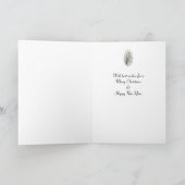 Schneeräumchen der maltesischen Weihnachtskarte Feiertagskarte (Innenseite)