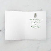 Schneeräumchen der maltesischen Weihnachtskarte Feiertagskarte (Innenseite)