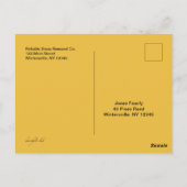 Schneeräumdienst Postkarten (Rückseite)