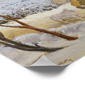 Schneeräumen Poster (Ecke)