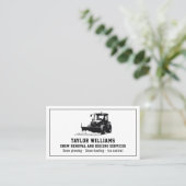 Schneeräumungs- und Enteisungsdienstleistungen Sch Visitenkarte (Stehend Vorderseite)