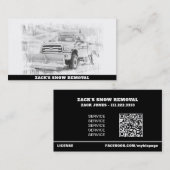 *~* Schneeraustattung AP74 Blizzard Visitenkarte (Vorne/Hinten)