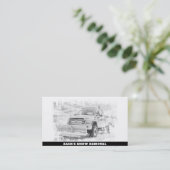 *~* Schneeraustattung AP74 Blizzard Visitenkarte (Stehend Vorderseite)