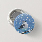 Schneereicher Januar Button (Vorne & Hinten)