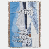 Schneereicher Winter Mittel Decke (Vorderseite Vertikal)