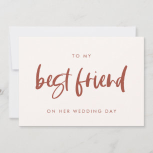 Schneerosa Hochzeitskartengruß an meine beste Freu Einladung