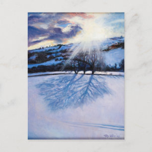 Schneeschatten 2009 postkarte