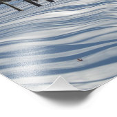 Schneeschatten Foto drucken (Ecke)