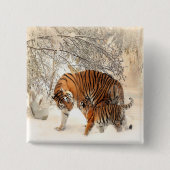 Schneeschauer Button (Vorderseite)