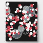 Schneeschauer Neujahrstag Fotoplatte (Vorderseite)