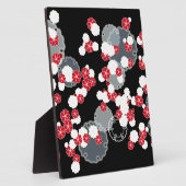 Schneeschauer Neujahrstag Fotoplatte (Seite)