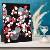 Schneeschauer Neujahrstag Fotoplatte (Seite)