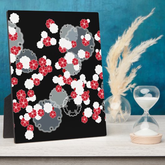 Schneeschauer Neujahrstag Fotoplatte (Seite)