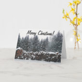 Schneeschauer Weihnachten Karte (Gelbe Blume)