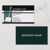 Schneeschaufeleleganz Visitenkarte (Vorne/Hinten)