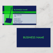 Schneeschaufeleleganz Visitenkarte (Vorne/Hinten)