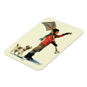 Schneeschieber Magnet (Linke Seite)