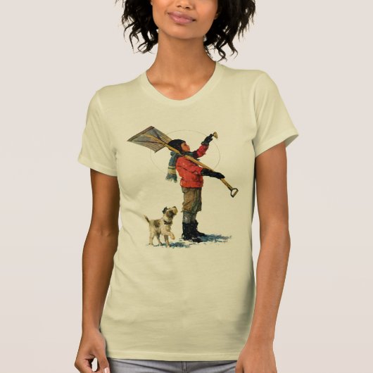 Schneeschieber T-Shirt (Vorderseite)