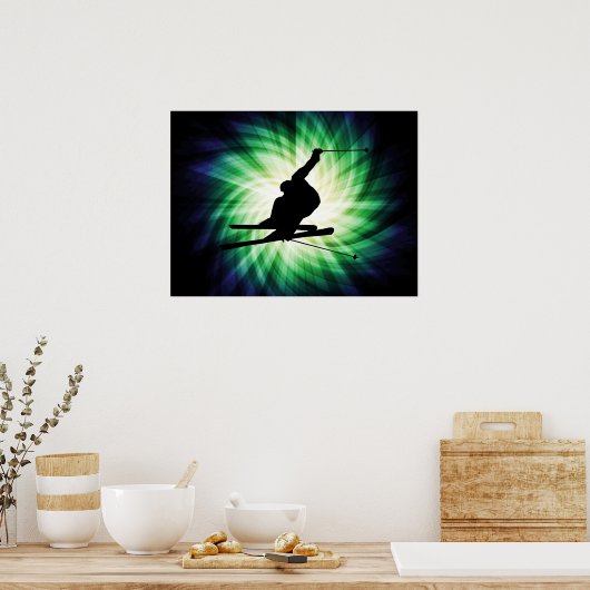 Schneeschild Poster (Küche)