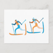 SchneeschilSki Postkarte (Vorderseite)