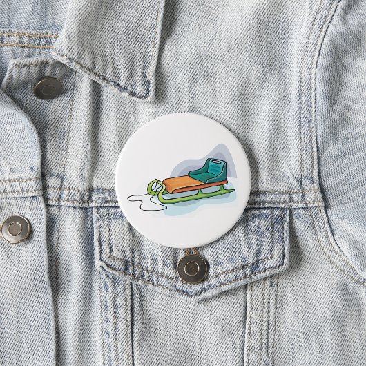 Schneeschlitten Button