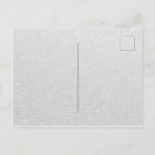 Schneeschlitten Feiertagspostkarte (Rückseite)