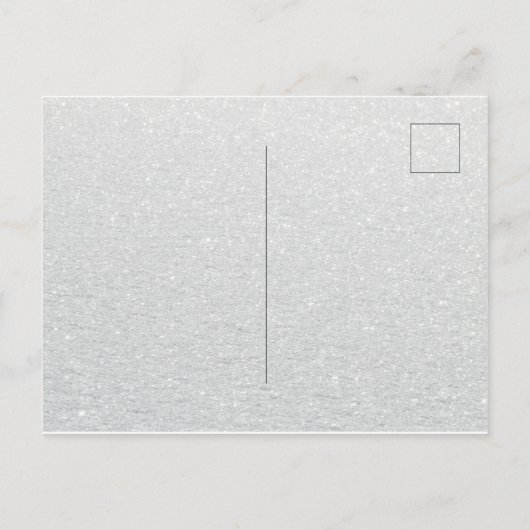 Schneeschlitten Feiertagspostkarte (Rückseite)