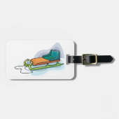 Schneeschlitten Gepäckanhänger (Vorderseite horizontal)