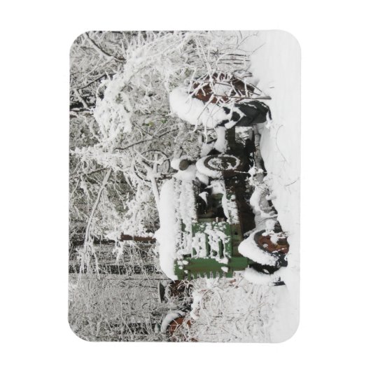 Schneeschlitten Magnet (Vertikal)