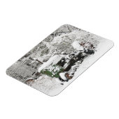 Schneeschlitten Magnet (Linke Seite)