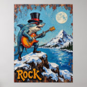 Schneeschlitten, Meeresrauschen Poster (Vorne)