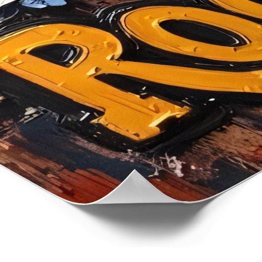 Schneeschlitten, Meeresrauschen Poster (Ecke)