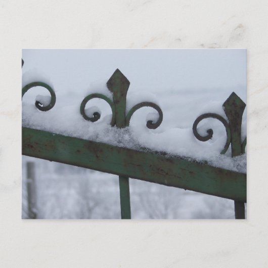 Schneeschloss Postkarte (Vorderseite)