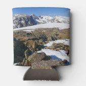 Schneeschmelzen auf den Felsen Dosenkühler (Rückseite)