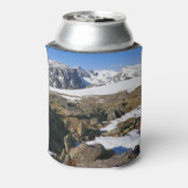 Schneeschmelzen auf den Felsen Dosenkühler (Kanne Rückseite)