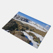 Schneeschmelzen auf den Felsen Fußmatte (Schrägansicht)