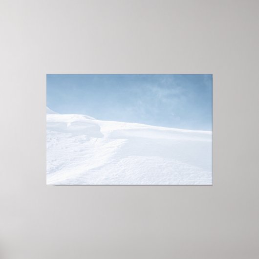 Schneeschub Leinwanddruck (Vorderseite)