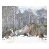 Schneeschube Fotodruck (Vorne)