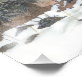 Schneeschube Fotodruck (Ecke)