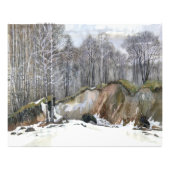 Schneeschube Fotodruck (Vorne)