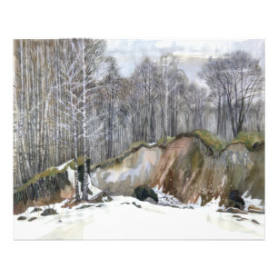 Schneeschube Fotodruck